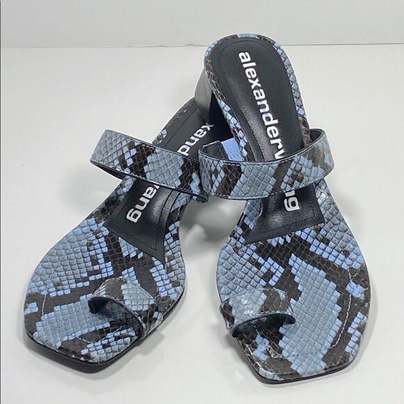 Alexander Wang snakeskin embossed mules size 36 - Picture 6 of 12